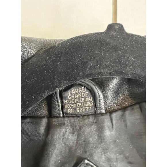 Jacqueline Ferrar Genuine Women's Leather Jacket Size Large - Picture 3 of 4
